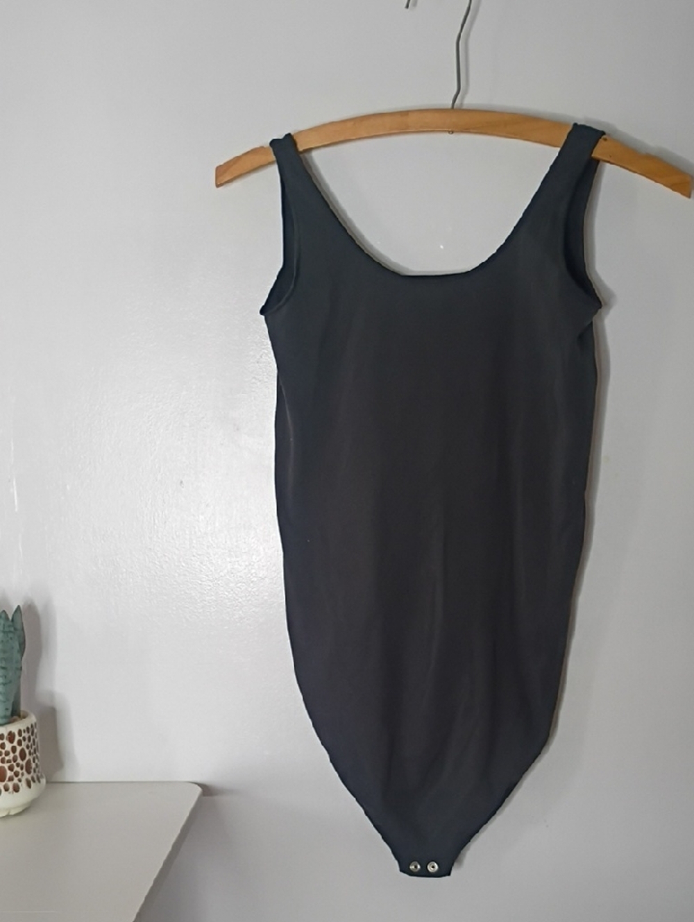 Skims Black Sleeveless Bodysuit Tank Top Womens Medium